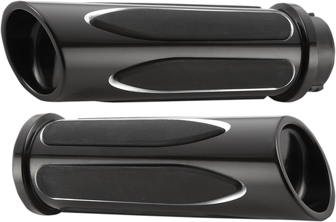 ARLEN NESS Deep Cut Comfort Series Grips - TBW - Black 07-053