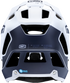100% Trajecta Helmet - Fidlock - Black/White - Large 80003-00007