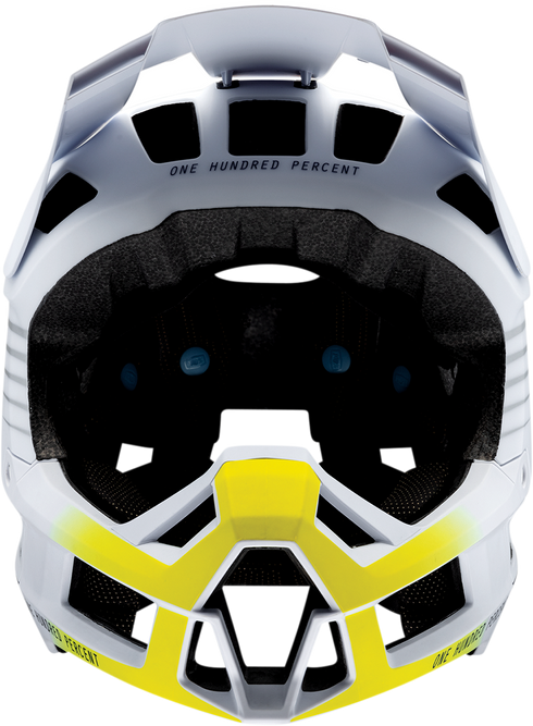 100% Trajecta Helmet - Fidlock - Black/White - XL 80003-00008