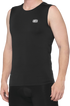 100% Basecamp Sleeveless Base Layer - Black - Medium 40046-00001