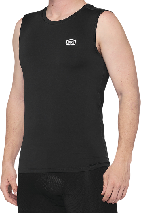 100% Basecamp Sleeveless Base Layer - Black - XL 40046-00003