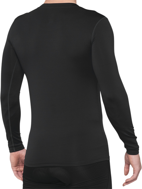 100% Basecamp Long-Sleeve Base Layer - Black - Small 40045-00000