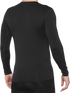 100% Basecamp Long-Sleeve Base Layer - Black - Small 40045-00000