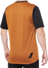 100% Ridecamp Short-Sleeve Jersey - Terracotta/Black - Medium 40027-00016