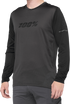 100% Ridecamp Long-Sleeve Jersey - Black/Charcoal - XL 40028-00003