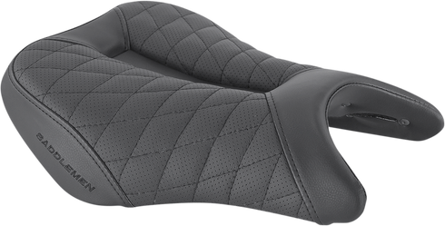 SADDLEMEN Track Seat - Lattice Stitch - Black - GSX '18-'20 0810-S075