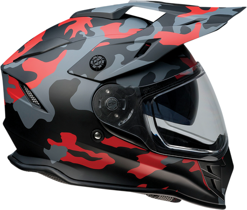 Z1R Range Helmet - Camo - Red - Medium 0140-0095