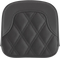 SADDLEMEN Tall Sissy Bar Pad - RoadSofa™ - Lattice Stitch - Black - FL '99-'23 040744