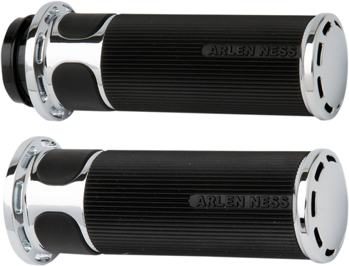 ARLEN NESS Slot Track Grips - Cable - Chrome 07-300