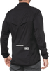 100% Corridor Stretch Windbreaker Jacket - Black - Small 40042-00000