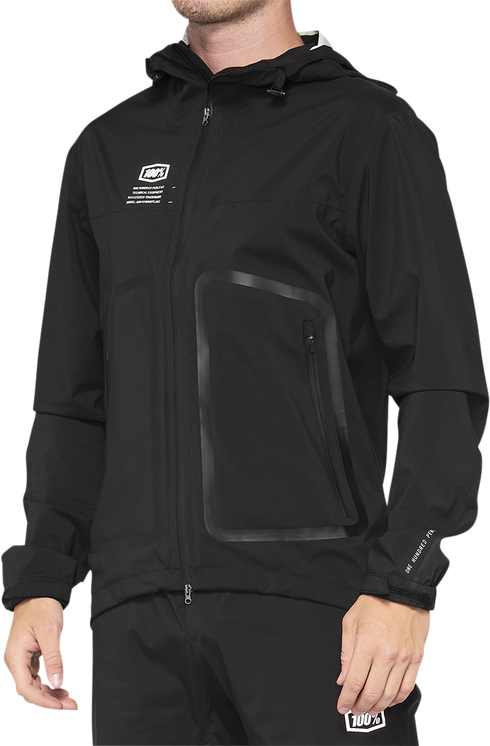 100% Hydromatic Jacket - Black - XL 40039-00003