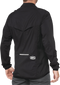100% Corridor Stretch Windbreaker Jacket - Black - Large 40042-00002