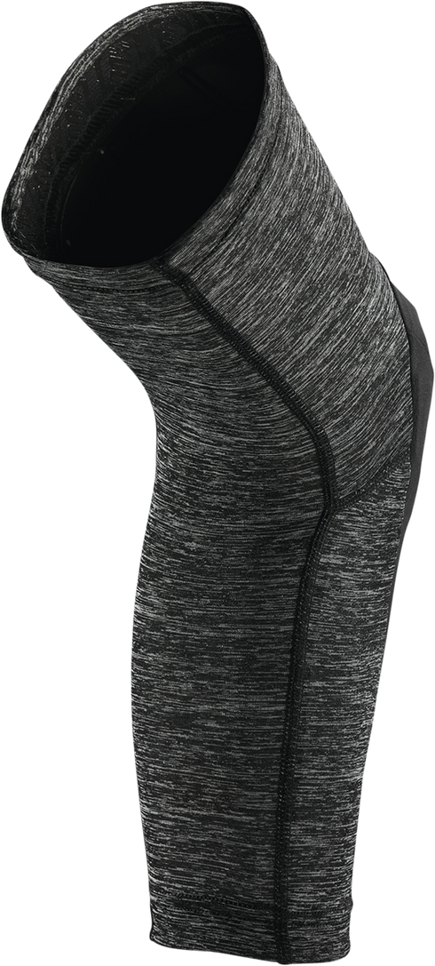 100% Teratec Knee Guards - Heather Gray/Black - Small 70003-00005