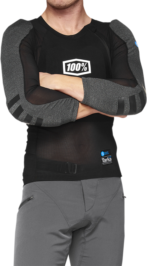 100% Tarka Body Armor - Long Sleeve - Black - 2XL 70010-00005