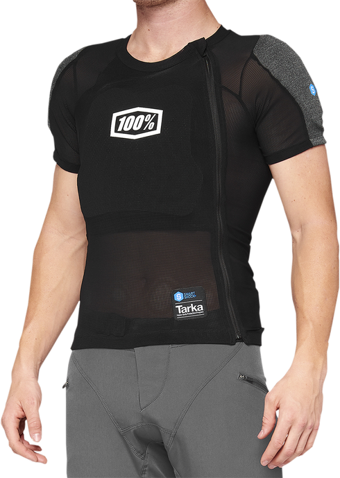 100% Tarka Body Armor - Short Sleeve - Black - Large 70011-00003