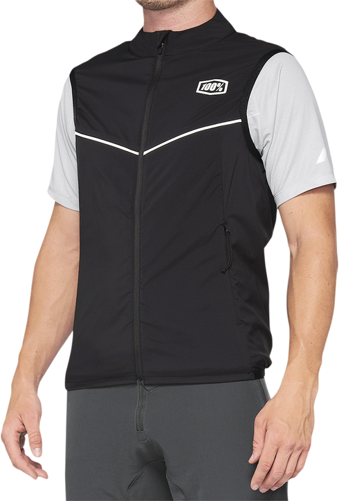 100% Corridor Stretch Vest - Black - Large 40043-00002
