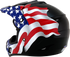 AFX FX-17 Helmet - Flag - Black - 3XL 0110-7631