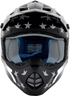 AFX FX-17 Helmet - Flag - Stealth - 3XL 0110-7629