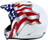 AFX FX-17 Helmet - Flag - White - 4XL 0110-7634