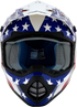 AFX FX-17 Helmet - Flag - White - 3XL 0110-7633