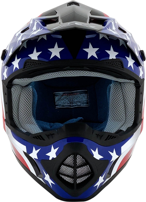AFX FX-17 Helmet - Flag - Black - 4XL 0110-7632