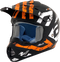 AFX FX-17 Helmet - Attack - Matte Black/Orange - 4XL 0110-7642
