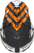 AFX FX-17 Helmet - Attack - Matte Black/Orange - 4XL 0110-7642