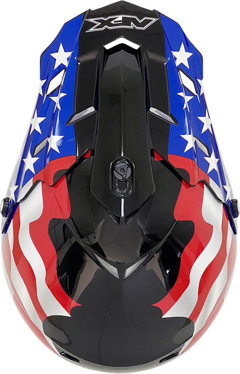 AFX FX-17 Helmet - Flag - Black - 3XL 0110-7631