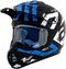 AFX FX-17 Helmet - Attack - Matte Black/Blue - 4XL 0110-7644