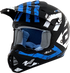 AFX FX-17 Helmet - Attack - Matte Black/Blue - 4XL 0110-7644