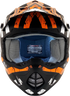 AFX FX-17 Helmet - Attack - Matte Black/Orange - 4XL 0110-7642