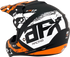 AFX FX-17 Helmet - Attack - Matte Black/Orange - 4XL 0110-7642