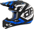 AFX FX-17 Helmet - Attack - Matte Black/Blue - 4XL 0110-7644