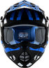 AFX FX-17 Helmet - Attack - Matte Black/Blue - 4XL 0110-7644