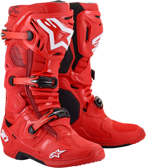 ALPINESTARS Tech 10 Boots - Red - US 7 / EU 40.5 2010020-30-7