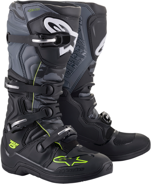 ALPINESTARS Tech 5 Motocross Dirtbike Boots - Black/Gray - US 9 / EU 43 2015015-1055-9