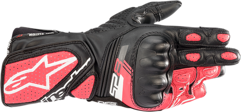 ALPINESTARS Stella SP-8 V3 Gloves - Black/White/Diva Pink - XL 3518321-1832-XL