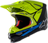 ALPINESTARS Supertech M8 Helmet - Factory - Black/Yellow/Blue - 2XL 8302922-1578-2X