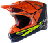 ALPINESTARS Supertech M8 Helmet - Factory - Blue/Orange/Yellow - 2XL 8302922-7445-2X