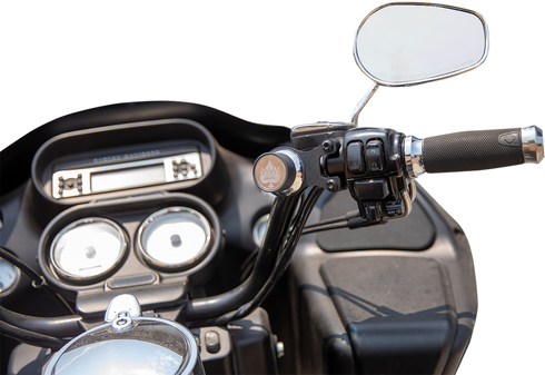 KLOCK WERKS iOmounts™ Device Mount - Handlebar Mount - Chrome KWD-01-0605-C