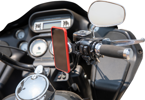 KLOCK WERKS iOmounts™ Device Mount - Handlebar Mount - Chrome KWD-01-0605-C