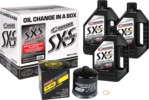 MAXIMA RACING OIL SXS Synthetic Oil Change Kit - Polaris Turbo - 10W-50 90-219013-TXP