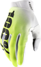 100% Ridefit Gloves - Korpo Yellow - Medium 10010-00016