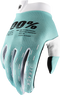 100% iTrack Gloves - Aqua - XL 10008-00003