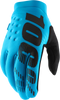 100% Brisker Gloves - Turquoise - XL 10003-00038