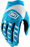 100% Airmatic Gloves - Blue - Medium 10000-00006