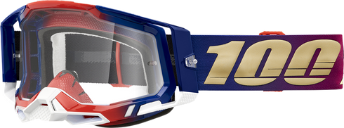 100% Racecraft 2 Goggle - United - Clear Lens 50009-00009