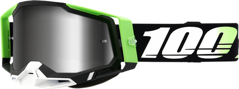 100% Racecraft 2 Goggle - Kalkuta - Silver Mirror Lens 50010-00006