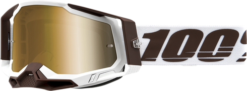 100% Racecraft 2 Goggle - Snowbird - True Gold Mirror Lens 50010-00007