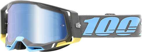 100% Racecraft 2 Goggle - Trinidad - Blue Mirror Lens 50010-00008